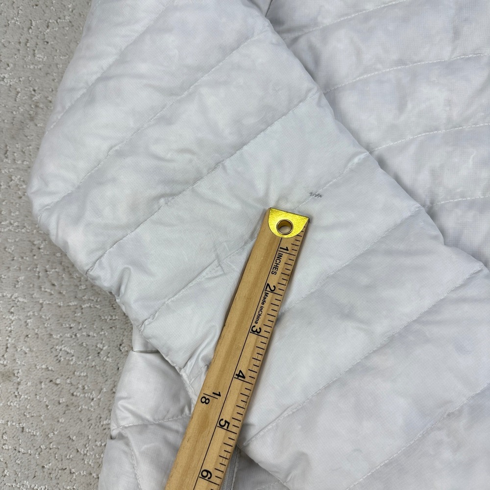 Patagonia Down Sweater Jacket Women M White 84682 Quilted Puffer Full Zip - Picture 6 of 12